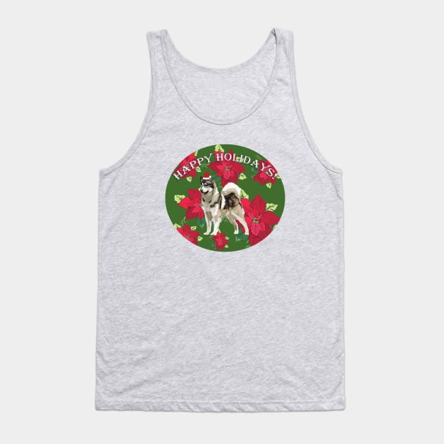 Happy Holidays Tank Top by Manitarka